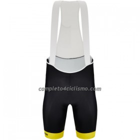 Pantaloncino con bretelle 2023 Tour de France Giallo Nero